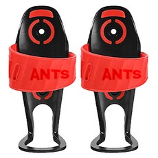 Ants 輕量彩色束帶自行車水壺架, 2個, 紅色