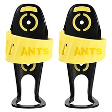 Ants 輕量彩色束帶自行車水壺架, 2個, 黃色