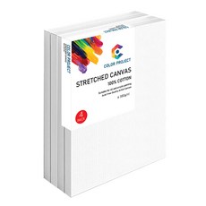 Color Project 棉布畫布 A5, 4個