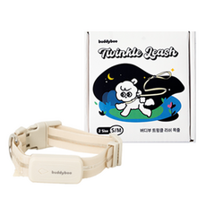 buddyboo 閃亮Rish牽繩, 淺褐色, 1個