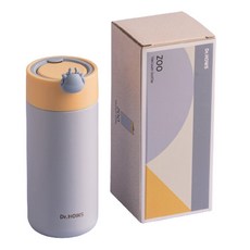 Dr.HOWS Zoo保溫瓶, 1個, 420ml, 藍色龍款
