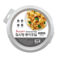 PUREJOUR 氣炸鍋專用盤型烘焙紙 100入, 1個