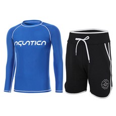 aquatica 男性防磨上衣 AQAMTS23013 + 海灘短褲套組