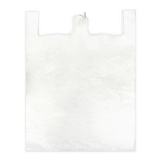 World Clean 附提把棉被塑膠袋 白色, 80L, 50個