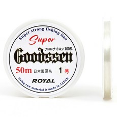 SAPA Royal Super Goodssen Furoro 尼龍前導線 海水淡水通用釣魚線, 單一顏色, 2個