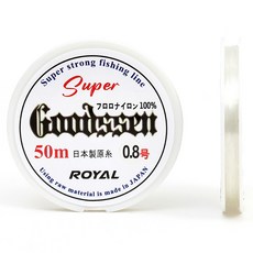 Royal Super Goodssen Furoro 尼龍防震前導線 海水淡水通用釣線, 單一顏色, 2個