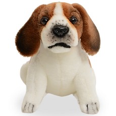 HANSA TOY 8420 米格魯茶杯犬玩偶, 15cm, 混合色, 1個