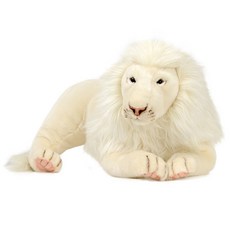HANSA TOY 6364 白獅子玩偶 65cm.L, 混合色, 1個