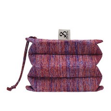 조셉앤스테이시 여성용 럭키 플리츠 보헤미안 니트 파우치
