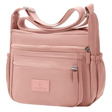 越思特 Add Edit女款輕量馬德蓮肩背包, 珊瑚粉
