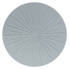 World Clean 矽膠電磁爐保護墊 大 25cm, 灰色, 1個