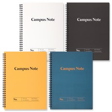 moong9 摩登校園筆記本, 海軍藍, 黃色, 黑色, 白色, 4個