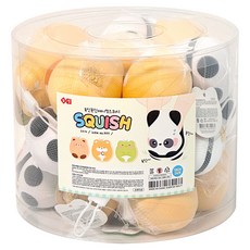 폭신폭신 애니멀 스퀴시 키링 24p, 랜덤발송, 1개