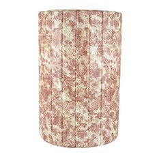 DEKOREA 簡易自黏式保溫隔熱泡棉磚 單色磚 寬66cm x 長2.5m, 紅石紋, 1個