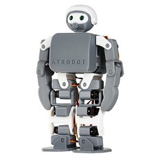 AI 코딩 로보까무 휴머노이드 교육용 아두이노 블럭코딩 장난감 헬맷형 강철, 그레이, 1개