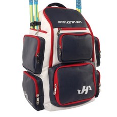 HATAKEYAMA Authentic頂級Alpha Maverick後背包 A款, 1個, 海軍藍 + 白色 + 紅色