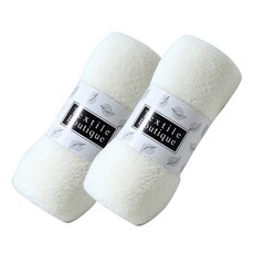 소니오 소프트 컬러링 핸드타월 30 x 75 cm, 02 화이트, 2개