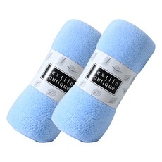 소니오 소프트 컬러링 핸드타월 30 x 75 cm, 03 블루, 2개