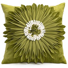 홈플로우 프렌치 라이트 말차 그린 쿠션커버