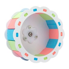 Yoreungae 小型寵物彩色向日葵滾輪 15cm, 1個, 彩虹