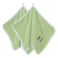 소니오 소프트 파스텔덕 핸드타월 50 x 25 cm, 02 그린, 2개