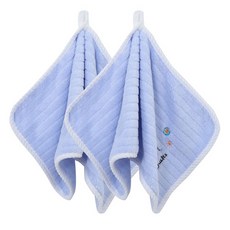 소니오 소프트 파스텔덕 핸드타월 50 x 25 cm, 04 블루, 2개