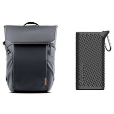 피지테크 원고 에어 카메라 백팩 20L + CFexpress B타입 카드리더기 케이스 세트, 혼합색상, 1개