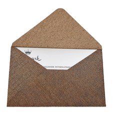 Hallmark 素色名片信封, 棕色, 30個
