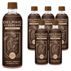 Delphic 牛島花生麥茶, 6瓶, 500ml