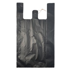 World Clean 手把塑膠袋 黑色, 40L, 100個