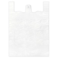 World Clean 附提把棉被塑膠袋 白色, 60L, 50個