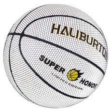 아리코 야광 농구공 벌집 화이트, 1개