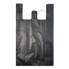 월드크린 검정 손잡이 비닐봉투, 3L, 100개