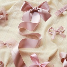 럭키밤비네 리본타이 핀꽂이 헤어핀 정리대 보관홀더