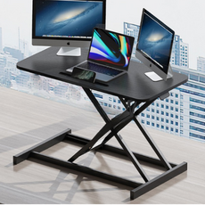 해피플러스 스탠딩 베이직 모션 데스크, 블랙