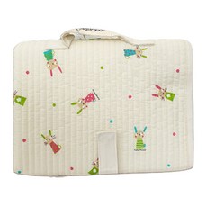 babyggo 便攜式尿布更換墊, 兔子象牙白款