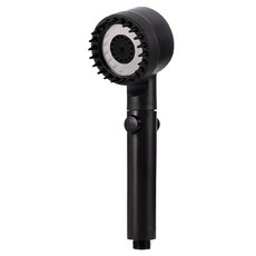 World Clean 頭皮按摩開關蓮蓬頭, 黑色, 1個