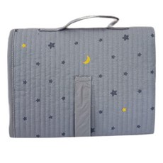 babyggo 便攜式尿布更換墊, 星星灰色款