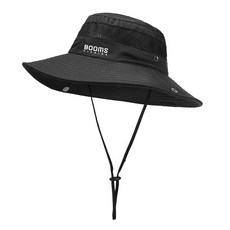 BOOMS FISHING SA1 防紫外線釣魚帽 OHSSSA136K1A, 黑色