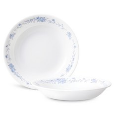 Corelle Brands 康寧餐具 中型冷盤, 法式藍, 2個