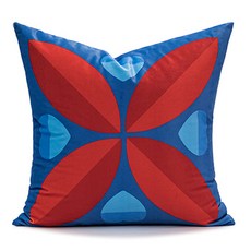 Homeflow 強烈紅藍獨特抱枕套