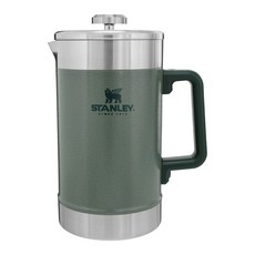 STANLEY經典系列 法式濾壓壺, 54oz/1.6L, 保溫保冷, 1個, 錘紋綠