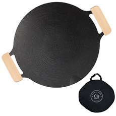 FOUR SEASONS 多功能烤盤 + 木質把手 + 專用收納袋組合, 1套, 33cm