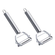 uh homedeco 不鏽鋼多功能萬用刨絲刀, 單一顏色, 2個