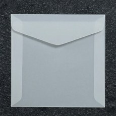 아이엔피 클래식 청첩장 엽서봉투 12 x 12 cm, 반투명, 20개