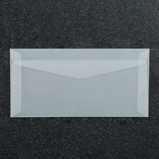 Inp 經典婚禮邀請函明信片信封 22 x 11 cm, 半透明, 20個