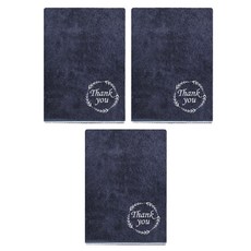 송월타월 타올 땡큐 세면타올 190g, 청색, 3개