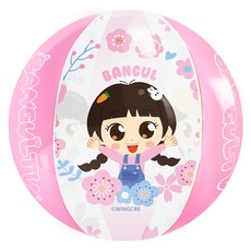 水滴沙灘球, 1個, 粉紅色, 40cm