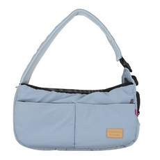 ParisDog 狗狗基本款斜揹包, 藍色, 1個