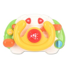 OZ TOY 叭叭幼兒方向盤音樂玩具, 黃色